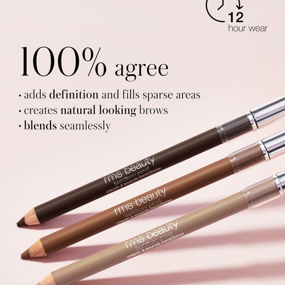 Dark Eye Brow Pencil RMS Beauty Dark Back2Brow Pencil - New In Box - Picture 13 of 16